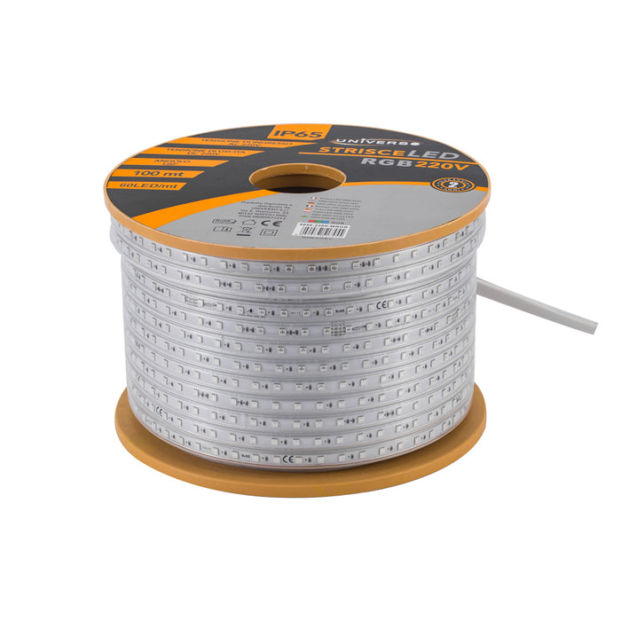 Striscia led 220V 5050-220V-WRGB
