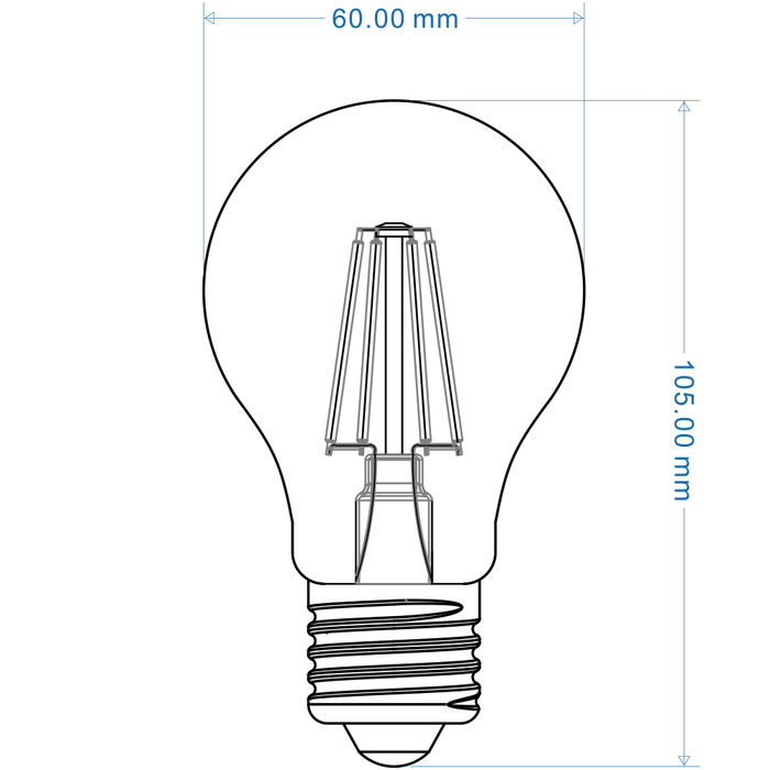 Lampadina LED E27 4W A60-T4C