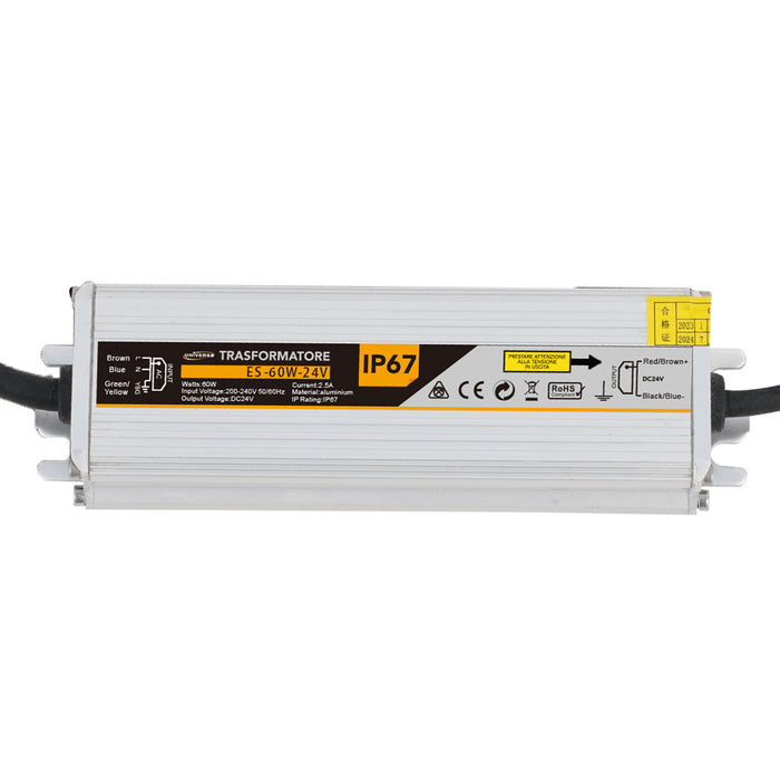 Trasformatore impermeabile 24V ES-60W-24V