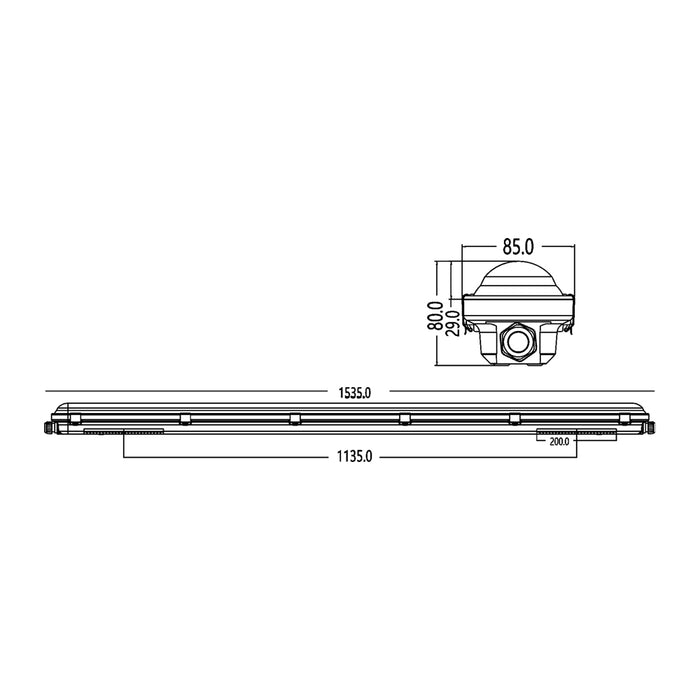 Plafoniera impermeabile YL18-150-3C
