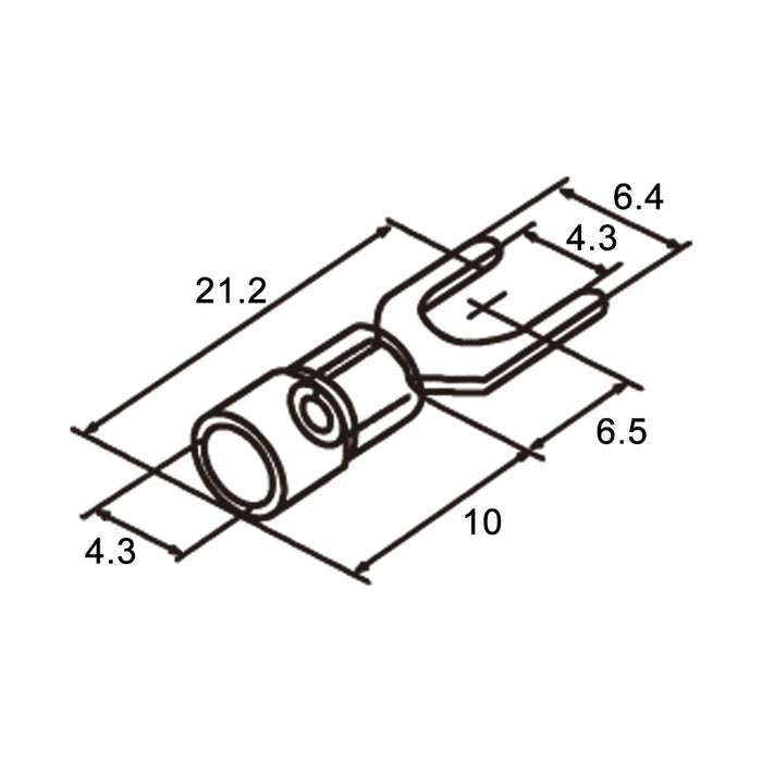 Capicorda preisolati SV1.25-4-R