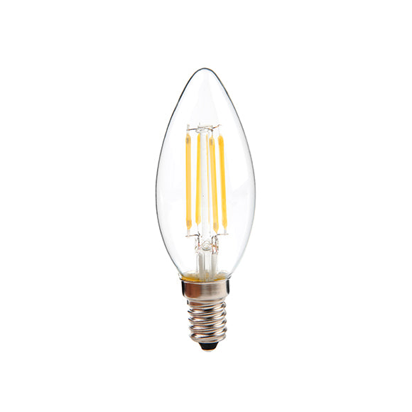 Lampadina Led Candela a Filamento 4W E14 C35