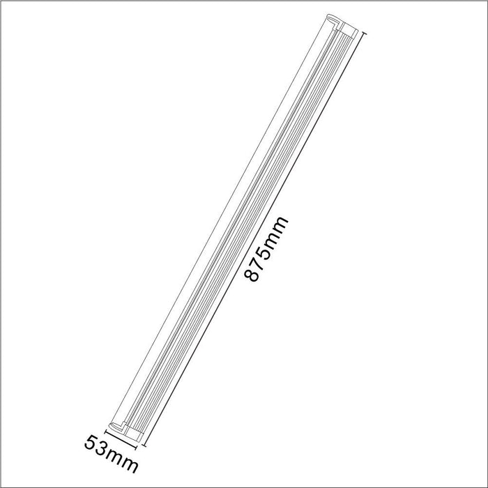 Plafoniera con tubo led T5 T5-18W-OC