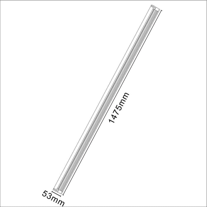 Plafoniera con tubo led T5 T5-30W-ON