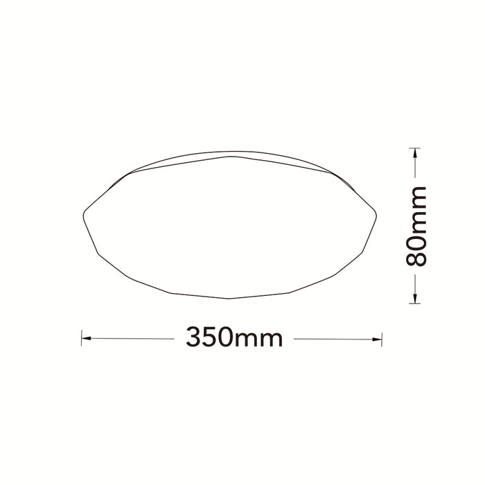 Plafoniera led C02-36-3C
