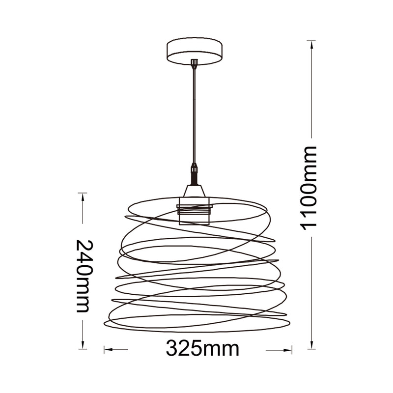 LAMPADARIO E27 A08-N