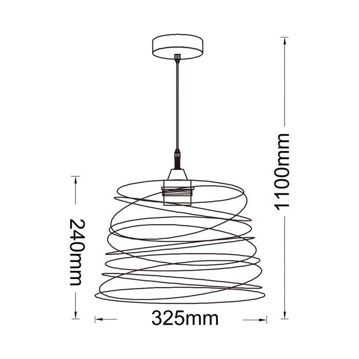 LAMPADARIO E27 A08-N