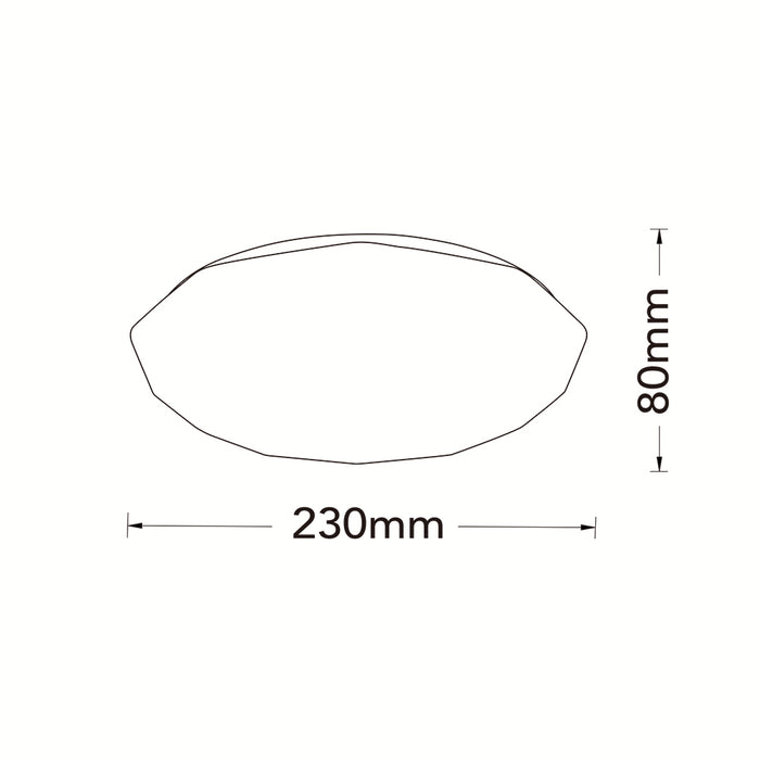 Plafoniera led C02-18-3C