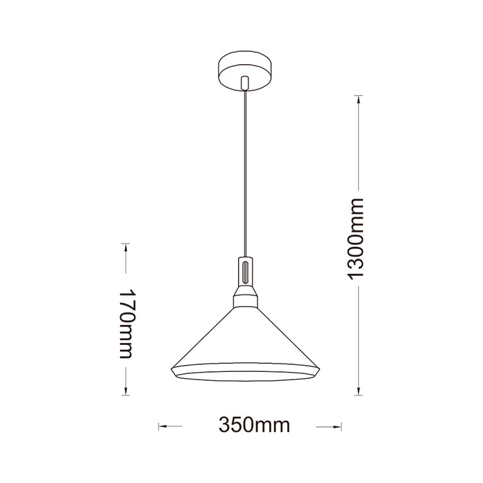 LAMPADARIO E27 A92-B