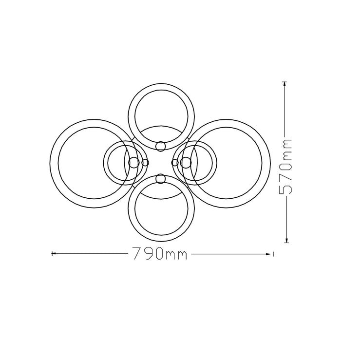 Plafoniera led C08-C