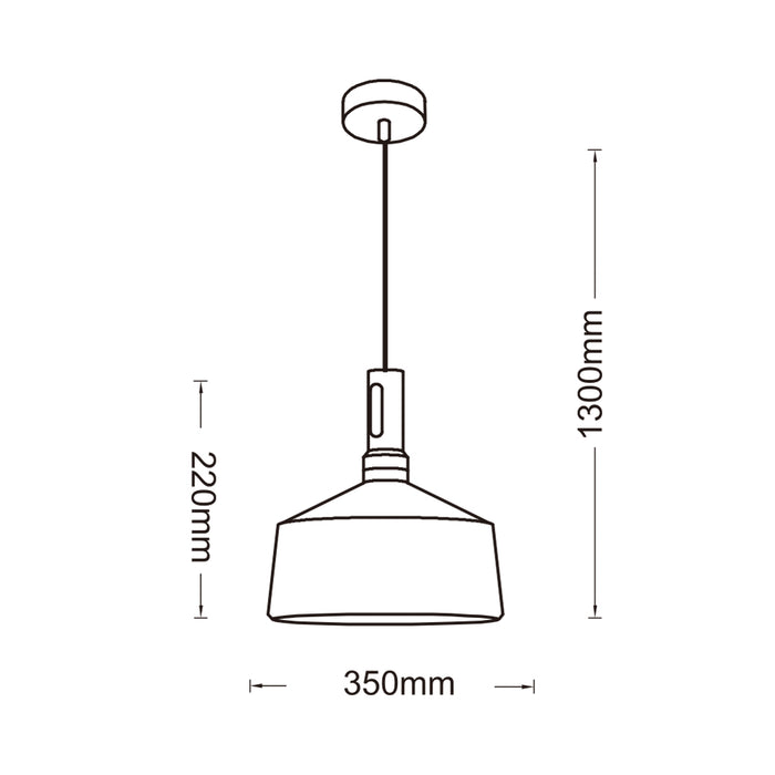 LAMPADARIO E27 A93-N