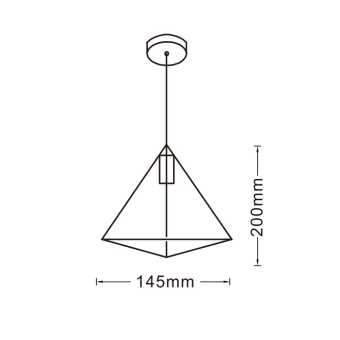 LAMPADARIO E27 A35-N