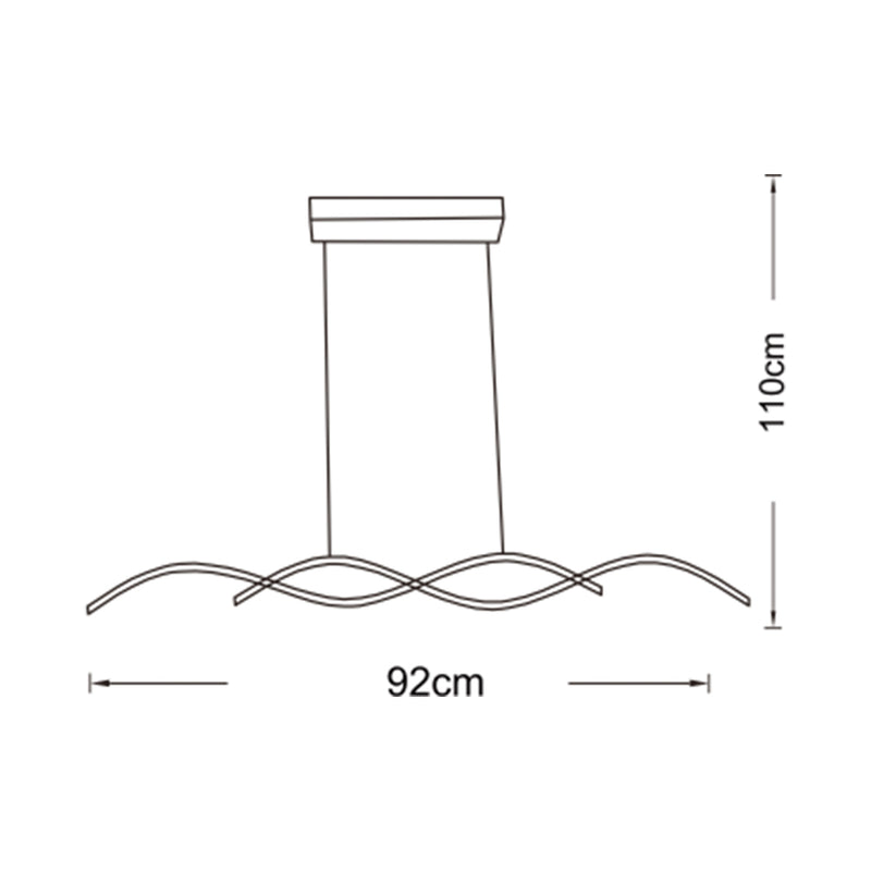 LAMPADARIO LED A43-B3C