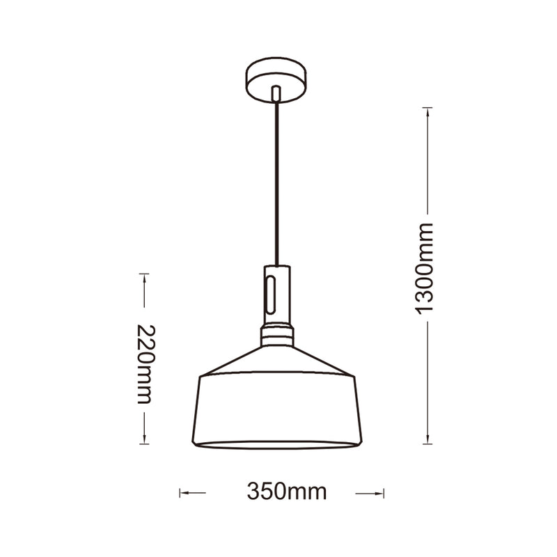 LAMPADARIO E27 A93-B