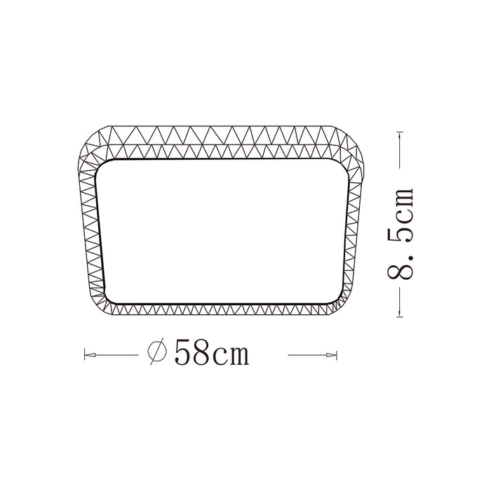 Plafoniera led C29-3C