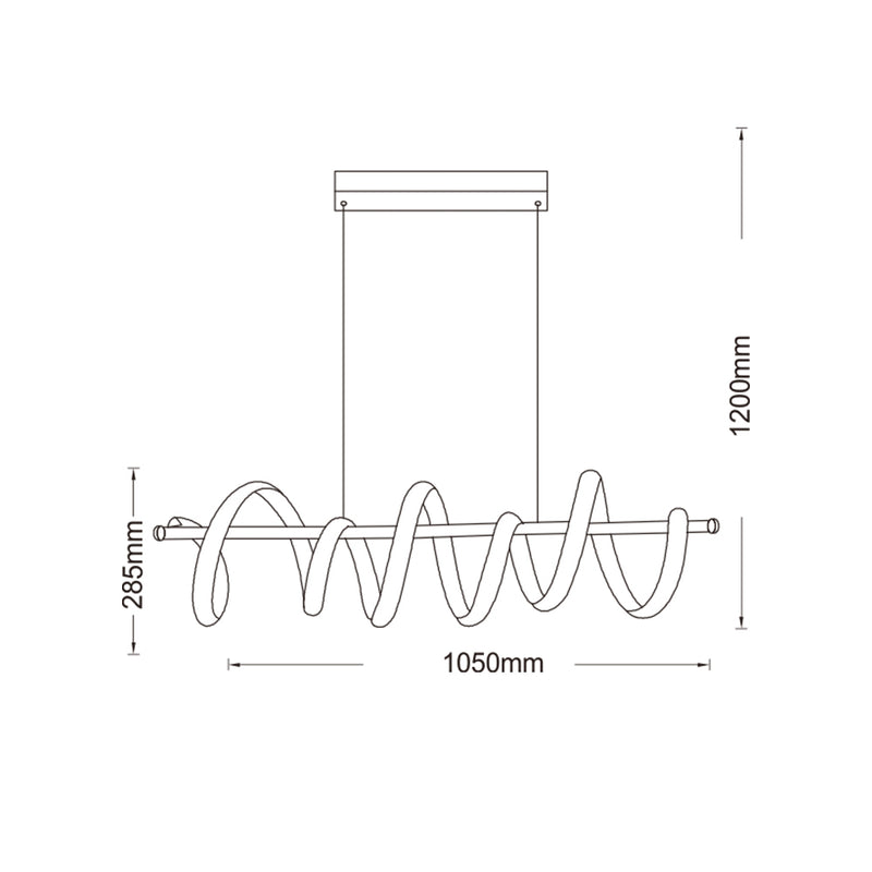LAMPADARIO LED A68-B3C