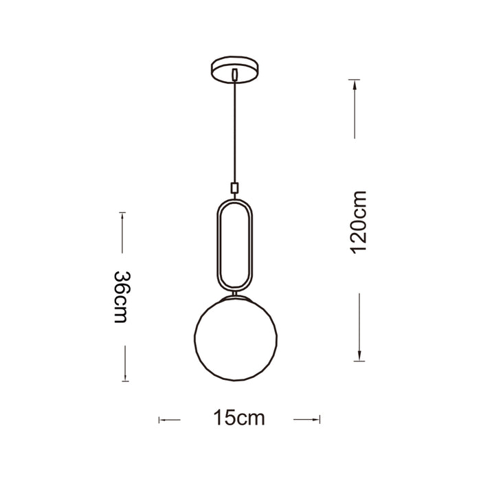 LAMPADARIO G9 A96