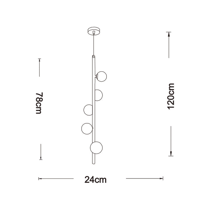 LAMPADARIO G9 A95
