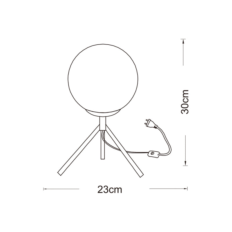 Lampada da scrivania G9 D35