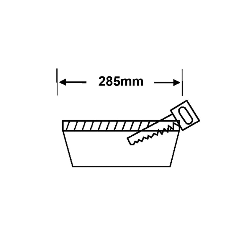 Pannello LED da incasso 24W P-285A-Q3C