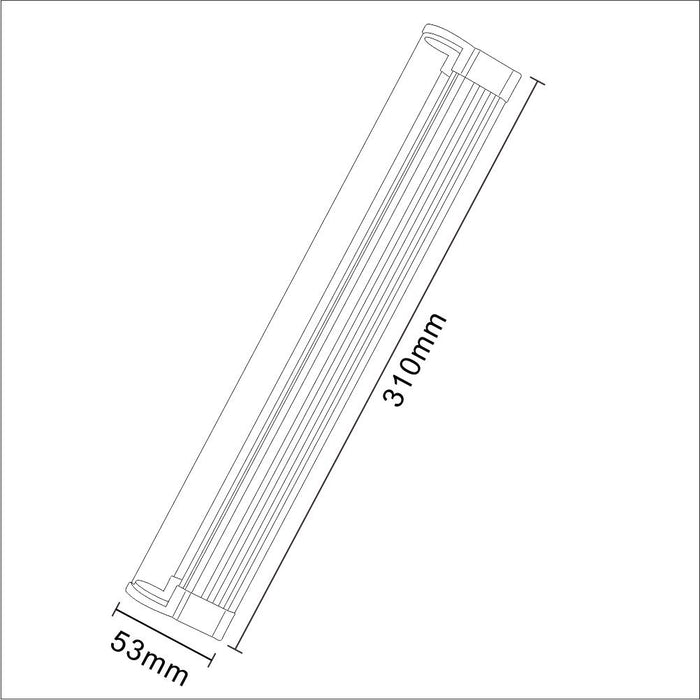 Plafoniera con tubo led T5 T5-30-TF