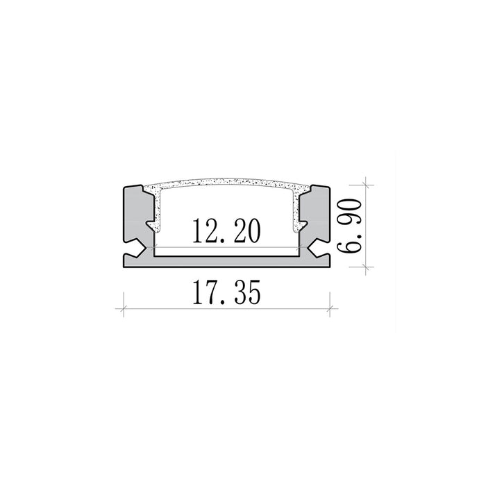 Profili per strisce led AL-03-S