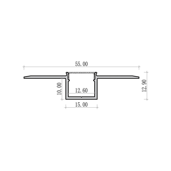 Profili per strisce led AL-35-S