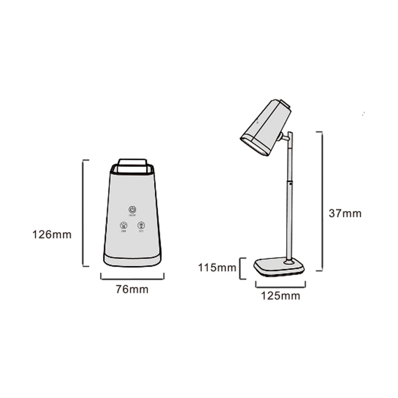Lampada led da tavolo BL-1008-N