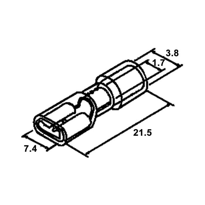 Capicorda preisolati FDFD1.25-250