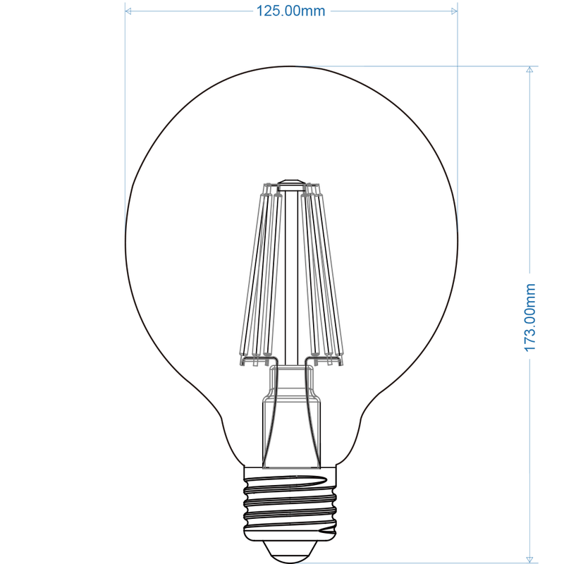 Lampadina LED E27 18W G125-18W-N