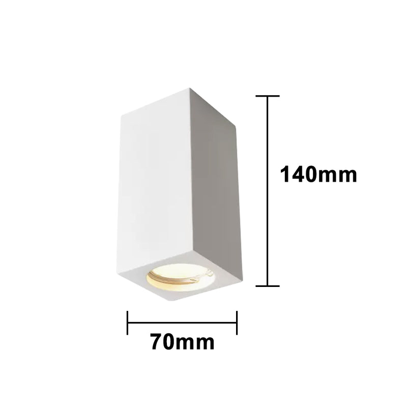 Plafoniera in gesso GU10 GS-C140-Q