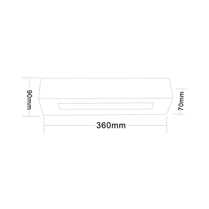 Applique in gesso E14 GS-E06