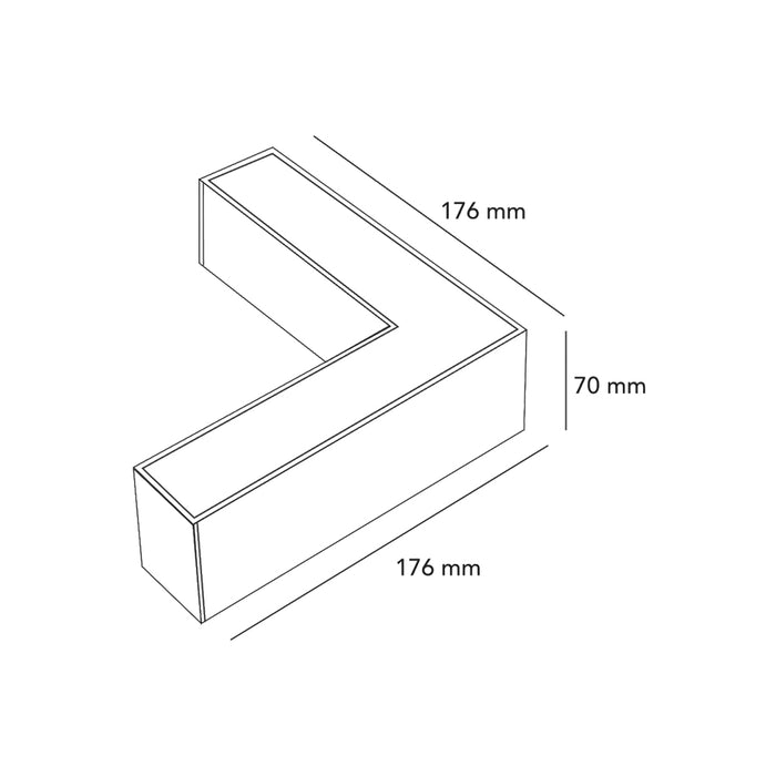 L-Shape connector LL57-L-N3C
