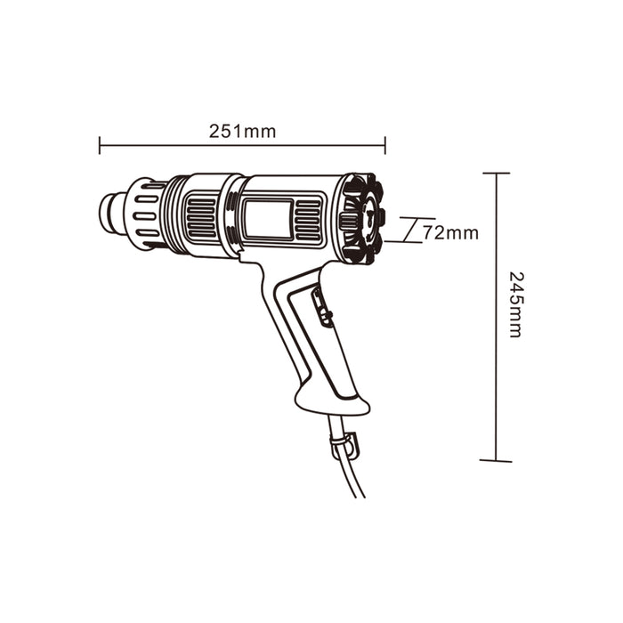 Pistola aria calda QR-620B
