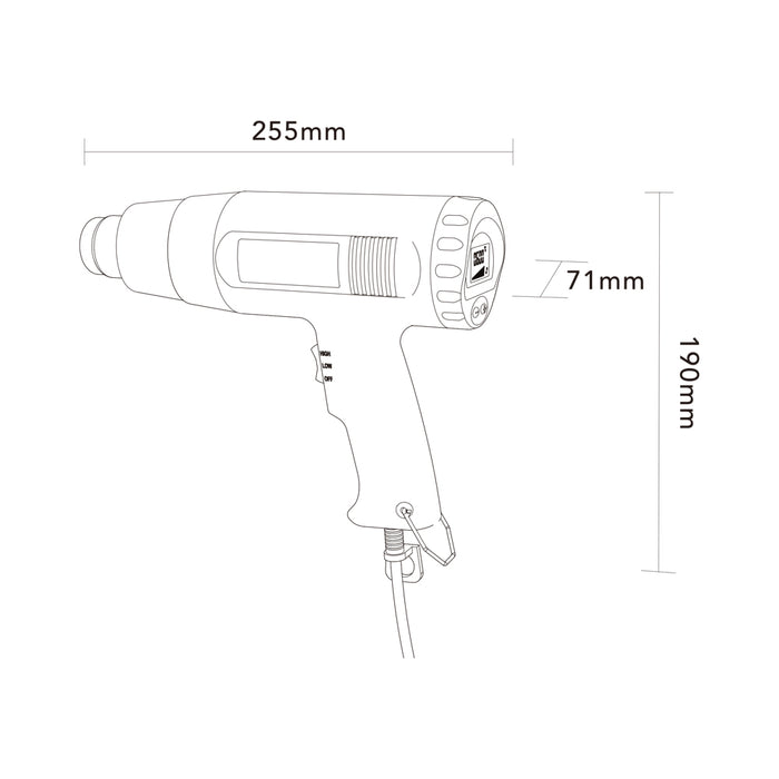 Pistola aria calda QR-866