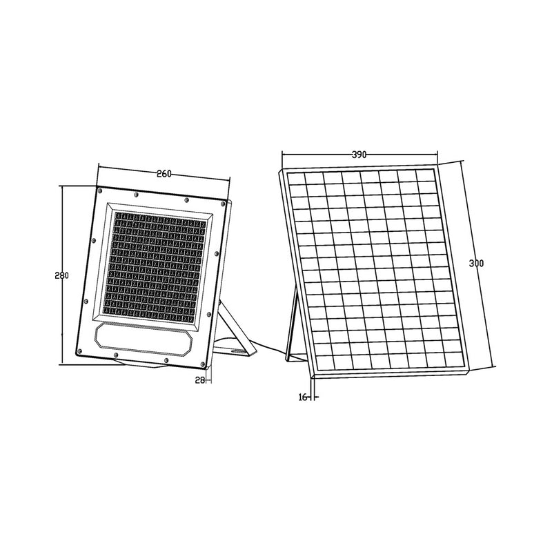 Faretto solare SF516-200W-GF