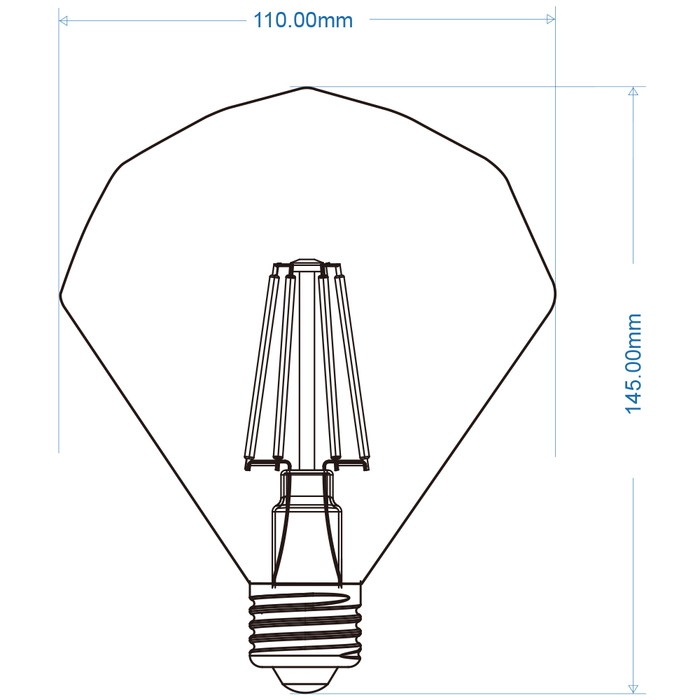 Lampadina LED E27 4W DM-OC