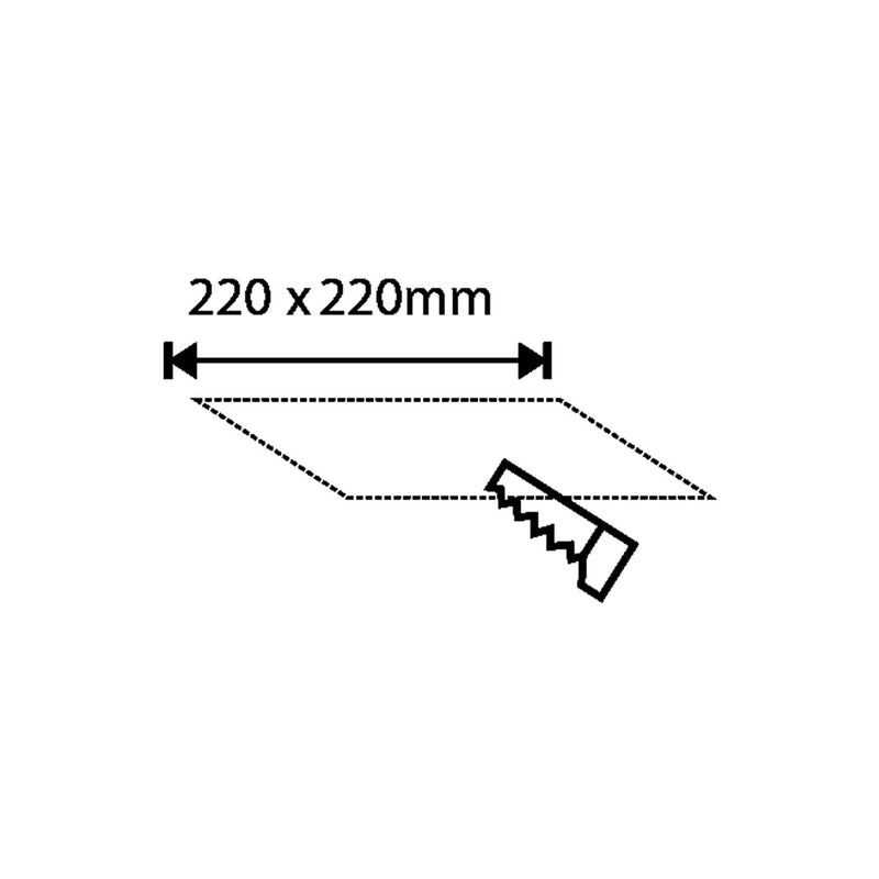 Portafaretto di incasso GU10 P33-GU10-B4