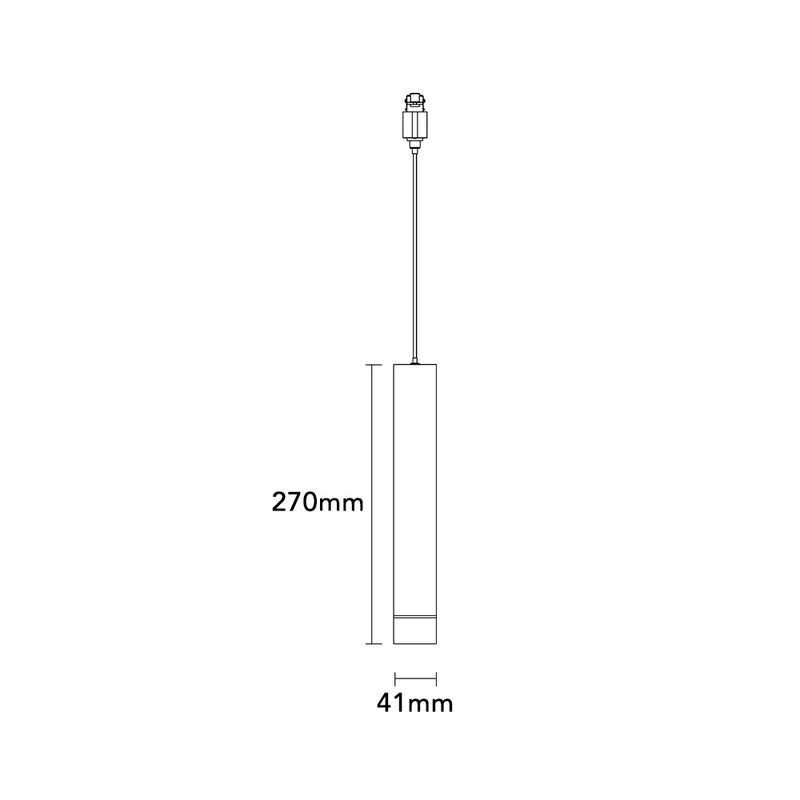 Faretti led luce a binario magnetico COB-40-N