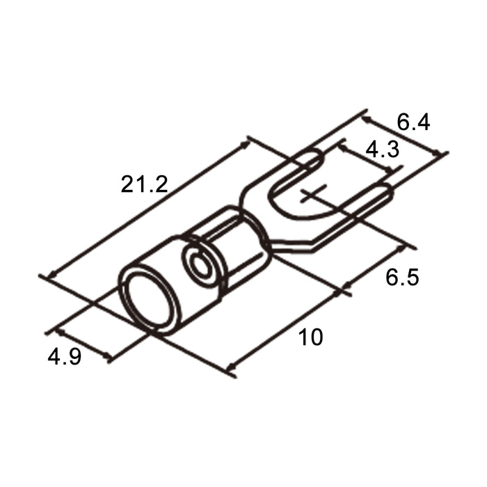Capicorda preisolati SV2-4-R