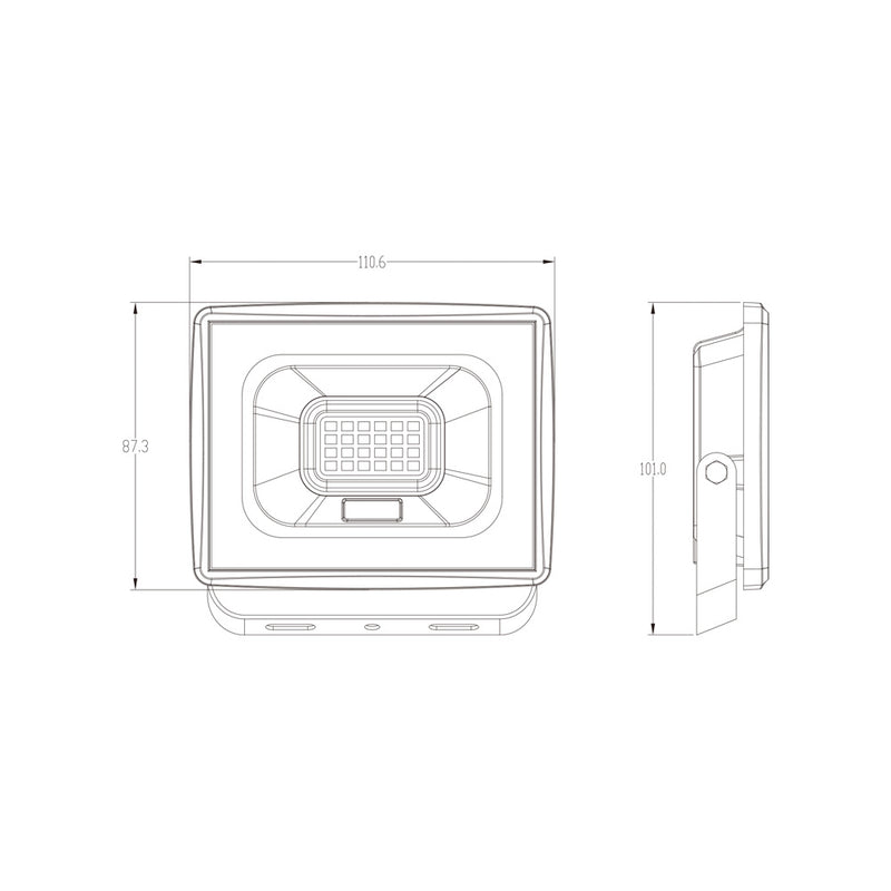 FARETTO LED EK02-20W-BF