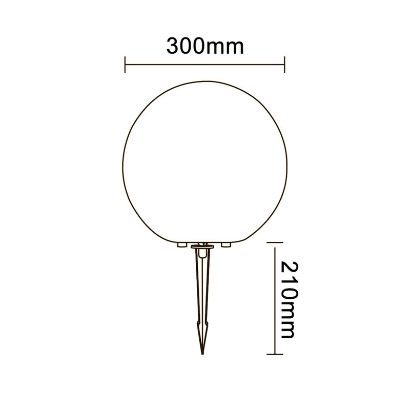 Sfera led da esterno E27 ES50-300