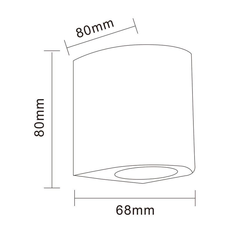 Applique da esterno GU10 ES53-N