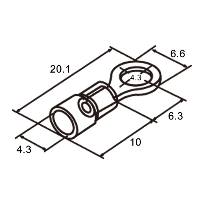 Capicorda preisolati RV1.25-4-R