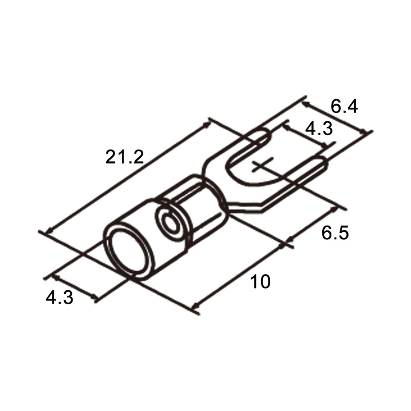 Capicorda preisolati SV1.25-4-B