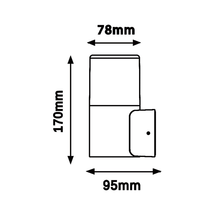 Applique da esterno E27 529WA-B170-G