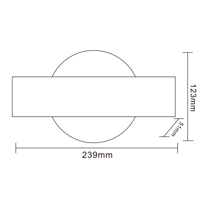 Applique LED E17-N3C
