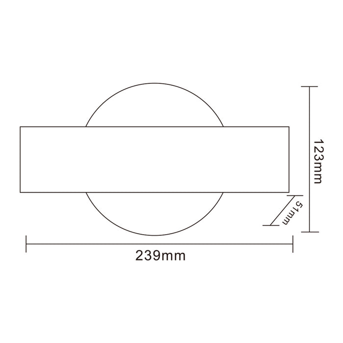 Applique LED E17-N3C