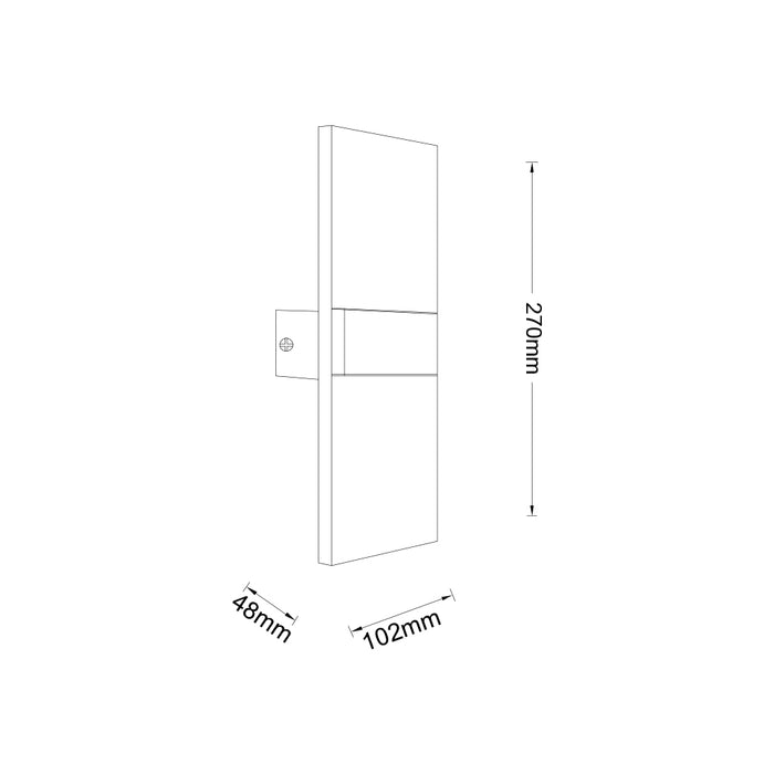 Applique led E37-B3C