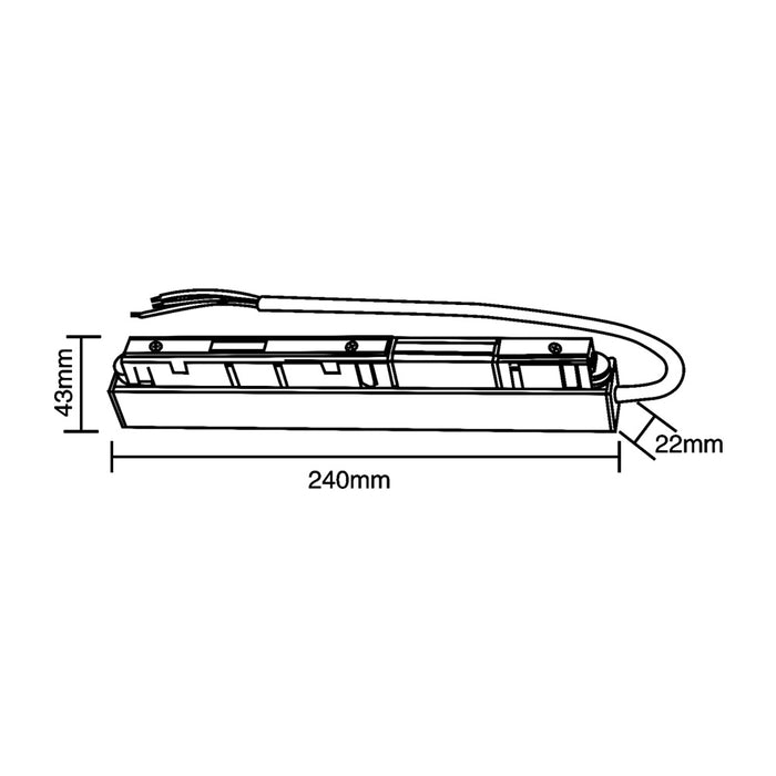 Trasformatore magnetico per binario DY20-100W
